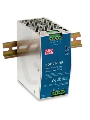 Průmyslový napájecí zdroj na DIN 240W 24V MEAN WELL NDR-240-24 Nakupujte Hned
