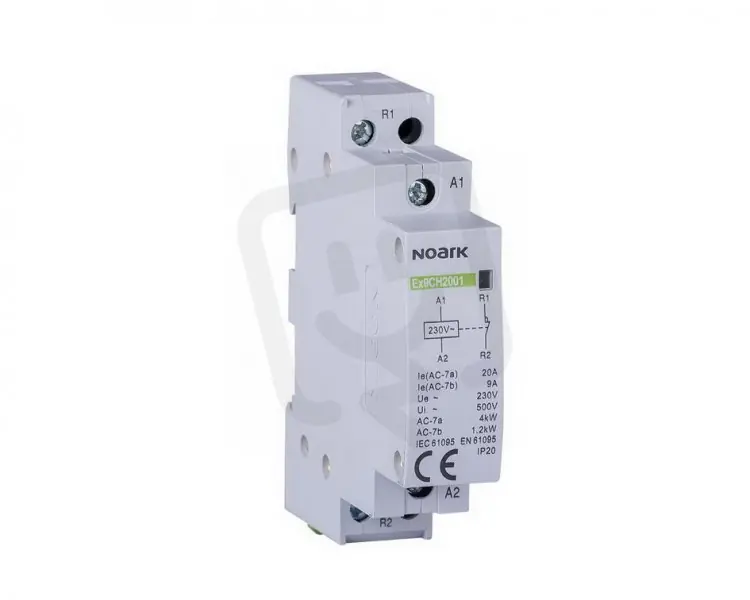 Instalační stykač NOARK 107322 EX9CH25 25 A, ovl. 230 V, 1NO+1NC Finální Výprodej