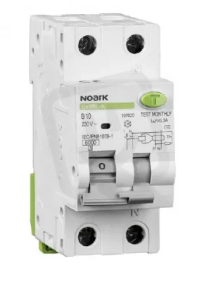 Nízká Cena Proudový chránič s jističem NOARK 107622 EX9BL-N 1P+N B16 30mA, 6kA, typ AC