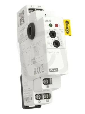 Omezená Nabídka Hlídací proudové relé, rozsah 0,5-25A AC PRI-52 ELKO EP 8595188136556