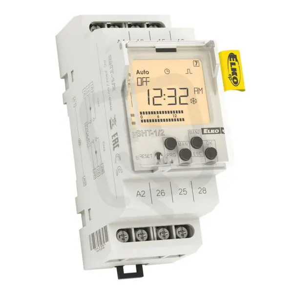 Spínací hodiny digitální, 2 kanál, 1x16A SHT-1/2/230V ELKO EP 8595188130400 Aktuální
