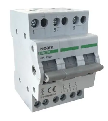 Skupinový přepínač NOARK 113928 EX9BT3G 40A EU (I-0-II), 3CO, 40A Autentický