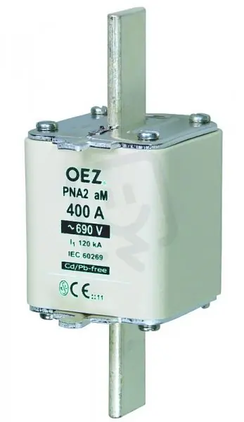 PNA2 400A gG Pojistková vložka AC 500V/DC 440V vel.2 OEZ 40399 Dokud Zásoby Vydrží