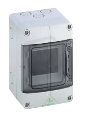 Finální Výprodej Malý rozvaděč AKe 03 šedá IP55 IK07 100x150x96mm SPELSBERG 73550301