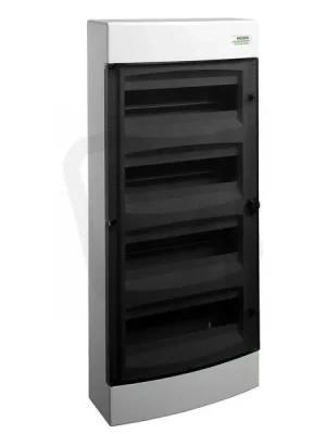 Cenově Výhodný Plastová rozvodnice NOARK PNS 48T průhl. dveře na omítku IP40 4 řady 4x12 mod