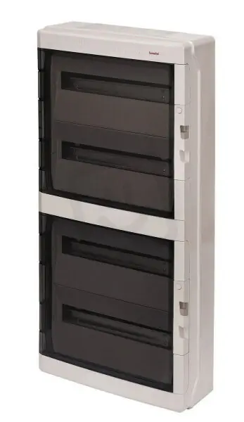 Rozvodnice AcquaPLUS 39072 IP65 72mod.na omítku průhl. dveře 879x430x160 FAMATEL Rychlé Dodání