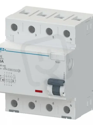Objednat Nyní LFE-40-4-300A Proudový chránič 40A AC230/400V 300mA 4pól 6kA typ A OEZ 46404
