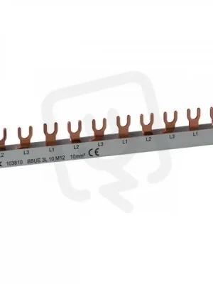 Bezpečná Platba Propojovací lišta NOARK 103812 BBUE 3fázová, 16mm2, 80A, 57 modulů (1m)