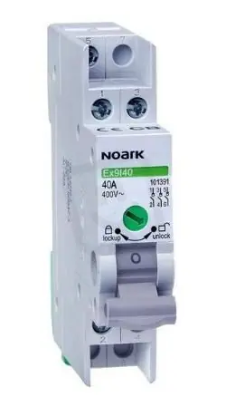 Instalační vypínač NOARK 101392 EX9I40 šířka 1 modul, 3pól, 40A Pouze Dnes