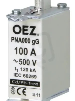 Levný PNA000 35A gG Pojistková vložka AC 500V/DC 250V vel.000 OEZ 40483