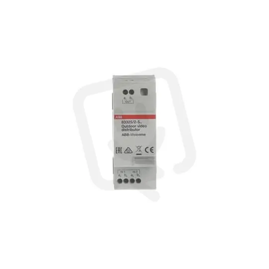 Víkendová Akce ABB Abb-Welcome 8300-0-0122 Rozdělovač videosignálu pro vnější sběrnici,řadový