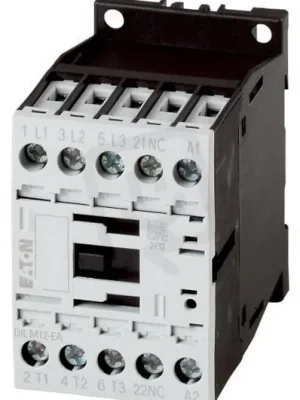 Nízká Cena DILM12-01-EA(24VDC) Výkonový stykač 12A AC-3 22A AC-1 1V 24V DC Eaton 190036