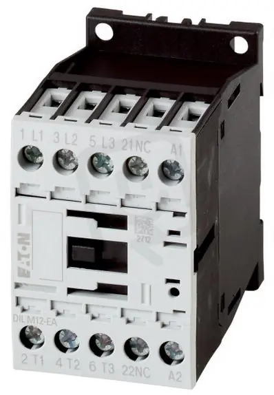 Nízká Cena DILM12-01-EA(24VDC) Výkonový stykač 12A AC-3 22A AC-1 1V 24V DC Eaton 190036
