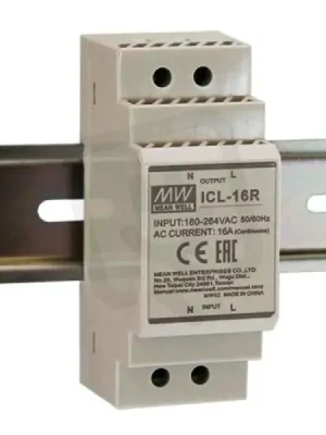Ochrana proudových nárazů na DIN 16A MEAN WELL ICL-16R Must-Have
