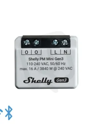 Objednat Nyní Modul pro měření spotřeby SHELLY PM MINI GEN3 max. 16A, WiFi, Bluetooth