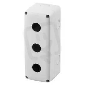 Skříňka pro 3 přístroje, prům. 22mm, šedá GEWISS GW27103 Novinka