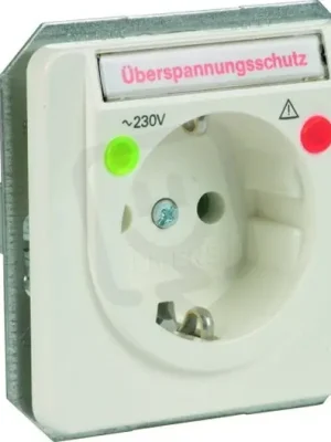 Svodič přepětí - zásuvka NSM-Protector titanová bílá, typ DELTA DEHN 924335 Cenová Bomba