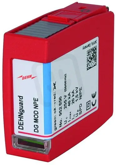 Svodič přepětí - ochranný modul s N-PE jiskřištěm pro DEHNguard M PV 952050 Omezená Nabídka