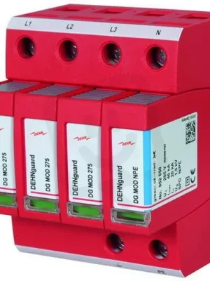 Svodič přepětí DEHNguard M 4-pólový pro TT a TN-S systémy 952310 Značkový