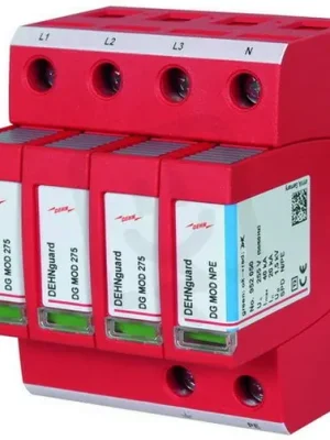 Svodič přepětí DEHNguard M 4-pólový pro TT a TN-S systémy 952315 Novinka