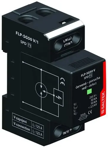Akce FLP-SG50 V/1 Svodič bleskových proudů TN/TT 50kA (10/350) 2,5 kV A04054