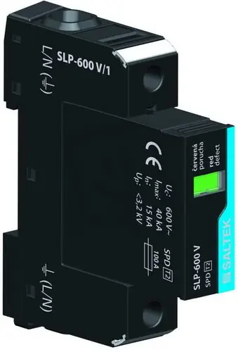 SLP-600 V/1 svodič přepětí TN/TT do 600VAC varistorové napětí 880 VAC 40kA(8/20) Top Prodej