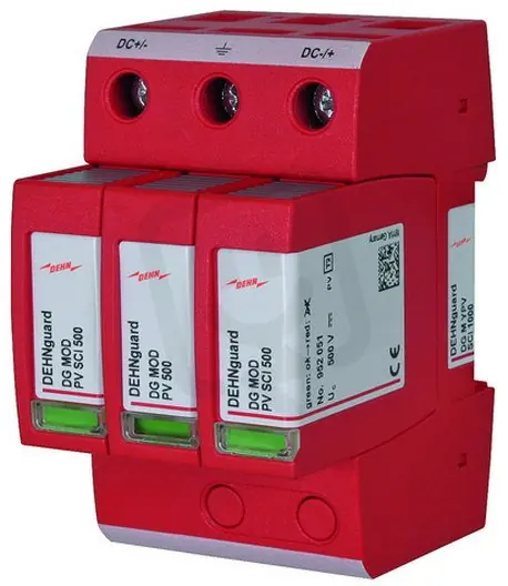 Must-Have Svodič přepětí DEHNguard M Vícepólový, pro FV aplikace do 1000V DC 952510