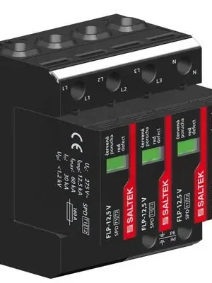 Odeslání Ihned FLP-12,5 V/4 S svodič přepětí 3F TN-S 240kA(8/20) 50kA(10/350) SALTEK A03430