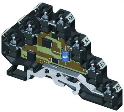 DMJ-048/2-RS přepěťová ochrana 48 V DC do 0,5 A SALTEK A05131 Cenová Bomba
