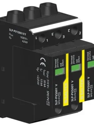 Nejlepší Cena SLP-PV1000 V/Y S svodič přepětí pro FVE do 1000V DC 40 kA (8/20) SALTEK A04303