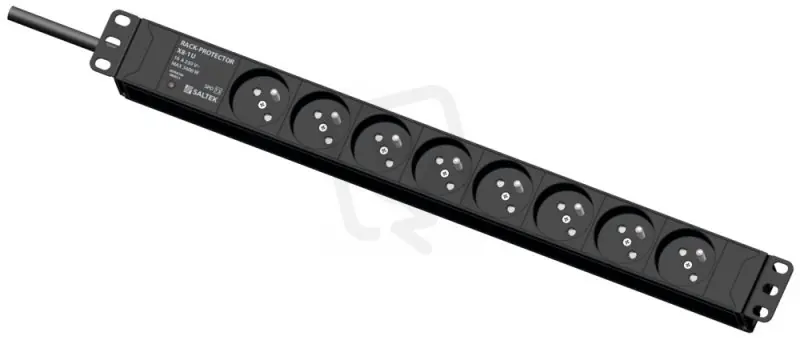 RACK-PROTECTOR-X8-1U zásuvky s přepěťovou ochranoudo 19‘/8zás 1U A05872 Přímo Od Výrobce