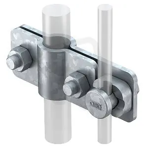 Sleva OBO 2710 20 FT Příchytka připojitelná pro zemnič OMEX 20mm Ocel žárově zinkováno
