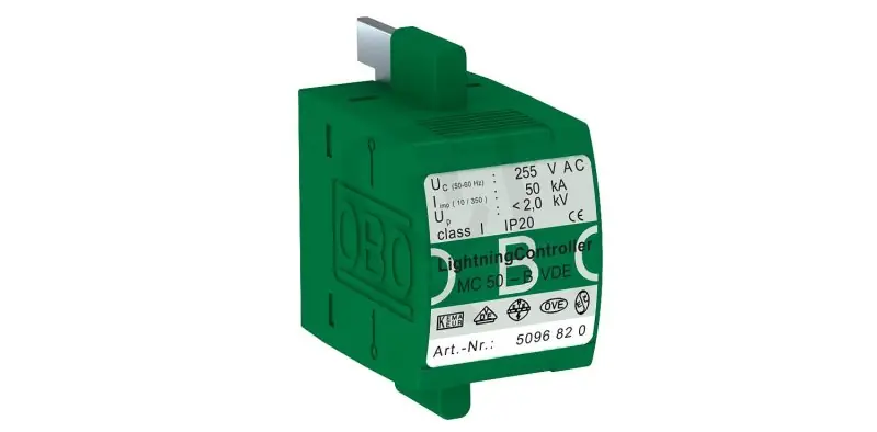 OBO MC 50-B 0 VDE Vrchní díl SPD MC, typ 1, 50kA(10/350), 255V Dokud Zásoby Vydrží