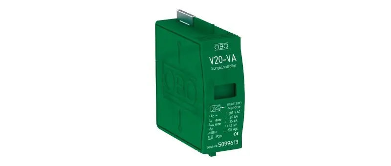 Nízká Cena OBO V20-VA 0 Vrchní díl SPD V20, typ 2, 385V