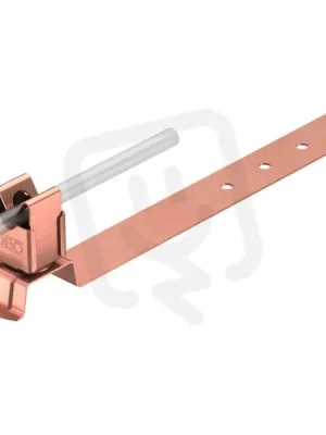 Zlevněný OBO 157 F-CU 410 Střešní držák vedení, 8mm, měď, Cu