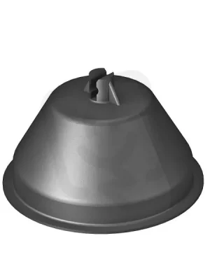 Sleva OBO 165 KR Střešní držák vedení, k vyplnění betonem, 85mm, Polyetylén, PE