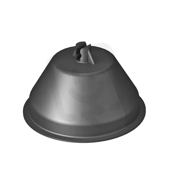 Sleva OBO 165 KR Střešní držák vedení, k vyplnění betonem, 85mm, Polyetylén, PE