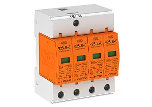 Must-Have OBO V25-B+C 4-280 Kombinovaný svodič přepětí, typ 1+2,4P,TN, 280V
