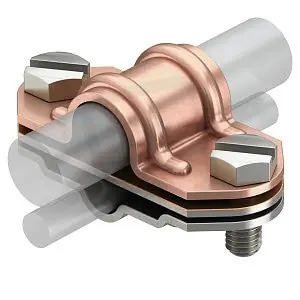 Bezpečná Platba OBO 226 ZV CU Rozpojovací díl Bimetal FL30/8-10x16 Nerez ocel