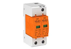 OBO V25-B+C 2-280 Kombinovaný svodič přepětí, typ 1+2,2P,TN, 280V Zlevněný