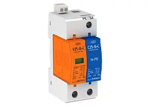 Výhodná Nabídka OBO V25-B+C 1+NPE+FS Kombinovaný svodič přepětí, typ 1+2,1P+NPETN,DS, 280V