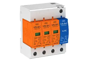 Akční Cena OBO V25-B+C 3NPE385 Kombinovaný svodič přepětí, typ 1+2,3P+NPETN, 385V