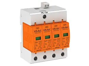 OBO V25-B+C 4-FS280 Kombinovaný svodič přepětí, typ 1+2,4P,TN,DS, 280V Hit Sezóny