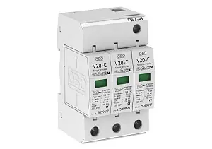 OBO V20-C 3-550 Svodič přepětí, typ 2, 3P, 40kA(8/20), 550V Nejprodávanější