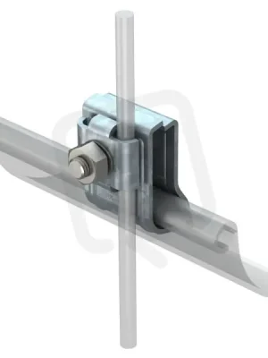 Dokud Zásoby Vydrží OBO RK-FIX Žlabová svorka s pružinou, 2x8mm, Ocel, žárově zinkováno