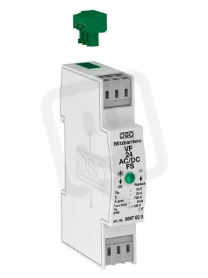 Speciální Cena OBO VF24-AC/DC-FS Svodič přepětí, typ 3, 2P,pro MaR,DS, 24V AC