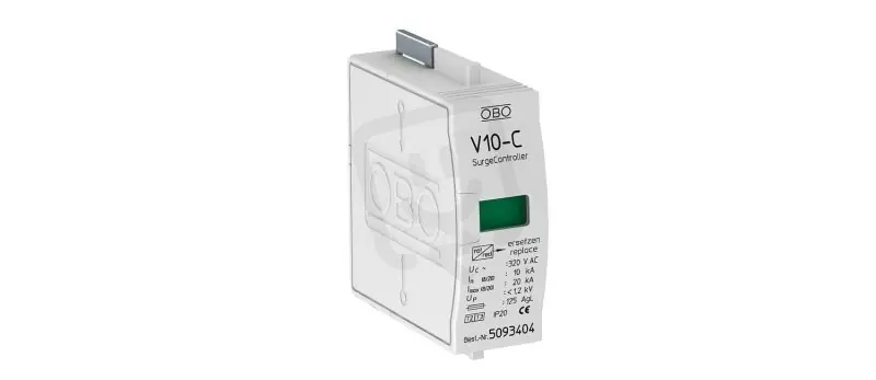 OBO V10-C 0-280 Vrchní díl V10, typ 2+3 dle EN 61643-11, 280V Výprodej