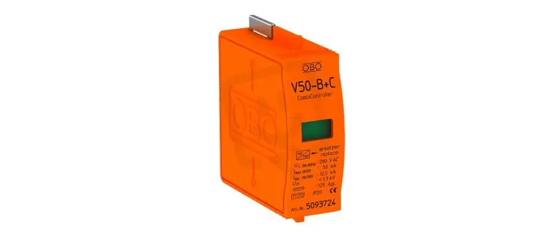 Kup Teď OBO V50-B+C 0-280 Vrchní díl V50, typ 1+2, 280V