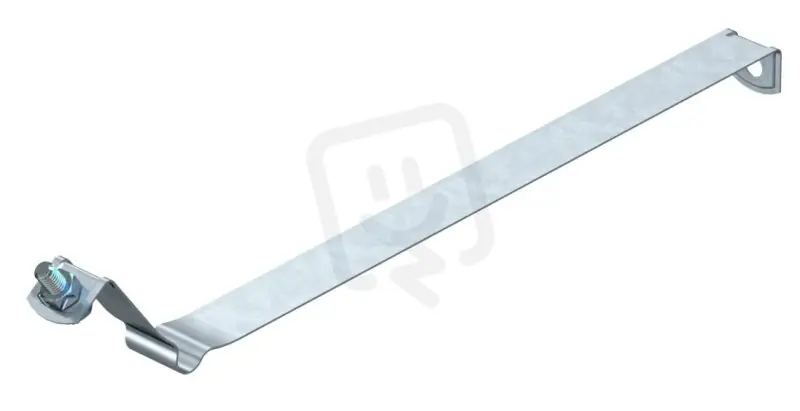 OBO 301 S-120 Okapová příchytka s vroubkováním 120mm Ocel pásově zinkováno Nejlepší Volba