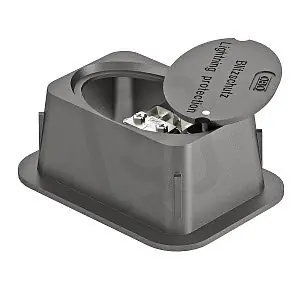 OBO 5700 SP Litinová skříň se svorkou, 227x155x115, černá Litina, EN-GJL Akční Nabídka
